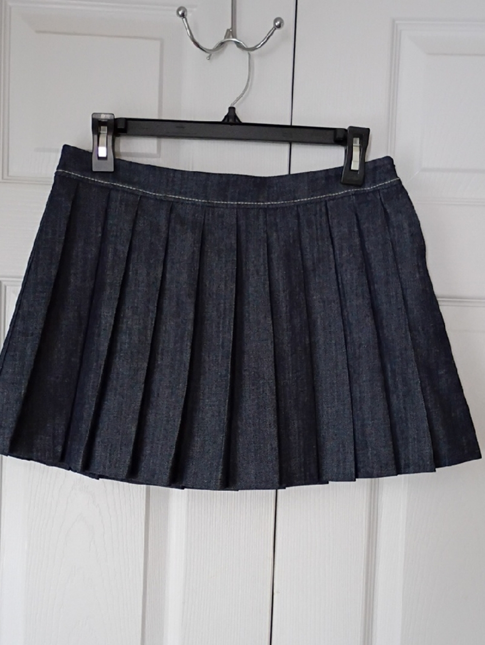 NWT Zara Dark Blue Pleated Mini Skort Sz. Small